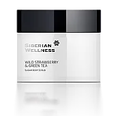 Сахарный скраб для тела Лесная земляника и зеленый чай (Sugar body scrub wild strawberry and green tea)