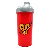 Бутылка шейкер (Shaker bottle red - grey)