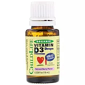 Жидкий витамин D3 (Organic Vitamin D3 Drops) 400 ME 