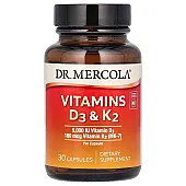  Витамин Д3 и К2 (Vitamins D3 & K2) 5000 МЕ/180 мкг