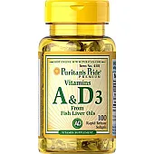 Витамины A и D (Vitamins A and D3) 5000 МЕ/400 МЕ