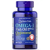Рыбий жир Омега-3 Плюс Поддержка Холестерина (Omega-3 Fish Oil Plus Cholesterol Support) 500/150 мг