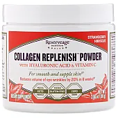 Коллаген с гиалуроновой кислотой и витамином C (Collagen Replenish Powder) с разными вкусами 
