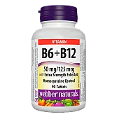 Витамин B6+B12 с дополнительной фолиевой кислотой (Vitamin B6+B12 With Extra Strength Folic Acid)