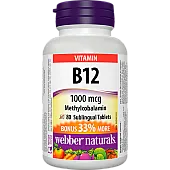 Витамин B12, метилкобаламин (Vitamin B12 Methylcobalamin) 1000 мкг
