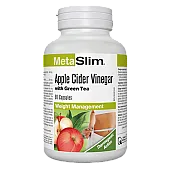 MetaSlim® Яблочный уксус с зеленым чаем (Apple Cider Vinegar with Green Tea) 340 мг/200 мг